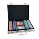 thumbnail image 2 of Juego de fichas de póquer Irfora Juego de fichas de póquer Kit de póquer de 200 piezas con caja de aluminio Fichas de casino Juego de póquer de 2 barajas de naipes Irfora Juego de fichas de póquer, 2 of 7