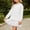 White, variant on QSAWXQZ Girls Tulle Dress Long Sleeve Crew Neck Solid Sweatshirt Mini Dress 7-8 Years