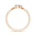 thumbnail image 2 of ANGARA Natural 0.4 Ct. Diamond Solitaire Ring in 14K Rose Gold for Women (Ring Size: 12), 2 of 10
