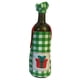 thumbnail image 4 of Funda antipolvo para botella de vino navideña, novedad, funda para botella de vino, suministros para fiestas a cuadros, 4 of 6