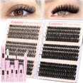 thumbnail image 1 of Kit de extensión de pestañas Calphdiar Lash Clusters 30D-100D 474 piezas, 1 of 7