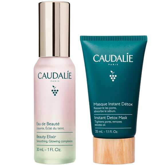 Crema hidratante para la piel Caudalie Beauty Elixir & Detox Mask Duo