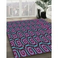 thumbnail image 2 of Ahgly Company Indoor Rectangle Patterned Light Purple Blue Novelty Area Rugs, 3' x 5', 2 of 6