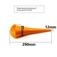 thumbnail image 5 of Paquete de 4 embudos de aceite de cuello largo de plástico multifunción, para todos los aceites automotrices, lubricantes, aceites de motor, agua, combustible diésel, queroseno, 5 of 5