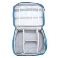 thumbnail image 1 of Cable USB Estuche de Almacenamiento Portátil Multi-Compartimiento Banco de energía Auricular Bolsa de Viaje Digital Gadget Organizador Titular(Azul) Unbranded JY13532-04, 1 of 7