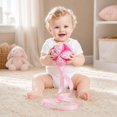 thumbnail image 6 of Kiddiway Ribbon Ball Toy for Babies - Soft Grasping Interactive Ball with Colorful Ribbons, Great Baby Toys for Sensory Play, Coordination, and Fun; Perfect for Toddlers,Pink, 6 of 7