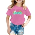 thumbnail image 1 of TZEWGL Tops For Infnat Short Sleeve Crew Neck Monthly Word Prints Clothing For Kids size 4-5T, 1 of 4