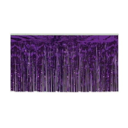 

Beistle Pack of 6 Purple 1-Ply Hanging Table Skirt Decorations 14