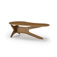 thumbnail image 2 of Camaflexi Mid Century Coffee Table, Solid Pine Wood Living Room Coffee Table, Mocha, 2 of 7