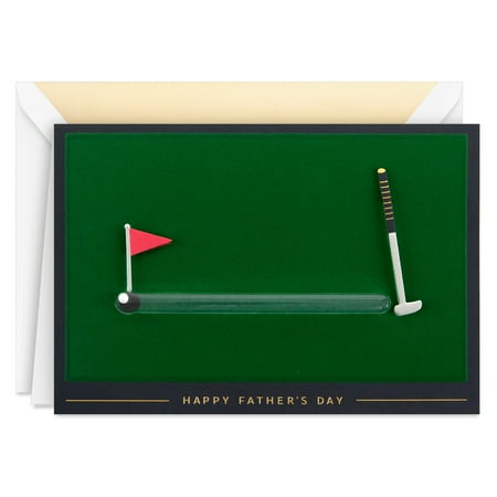 Hallmark Signature Father's Day Card (Way Above Par Golf Putting Green)