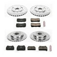 thumbnail image 3 of PowerStop Front and Rear Z23 Evolution Sport Carbon-Fiber Ceramic Brake Pad and Drilled & Slotted Rotor Kit Fits: MITSUBISHI Select Models K4145, 3 of 10