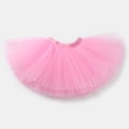 thumbnail image 4 of Byoo Toddler Girl's Solid Color Tulle Tutu Skirt Elastic Waist Flared Layered Skirts Basic Ballet Skirt for Dance Practice, 4 of 5