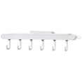 thumbnail image 1 of Kitchen Under Cabinet Closet Hanger with 6 Hooks Elescopic Kitchen Utensil Rack, 1 of 3
