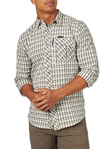 Long Sleeve Plaid Utility Shirt 