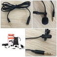 thumbnail image 3 of 1 set Wired Lavalier Micrófono Micrófono condensador Micrófono Grabación Mic, 3 of 5
