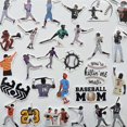 thumbnail image 3 of 50Pcs Funny Baseball Stickers Baseball Helmet Decals Softball Batting Sticker for Window Hard Hat Bike, 3 of 5