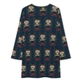 thumbnail image 3 of Nutcraker Soldier Loose Dress Evening Dress Summer Dresses for Women Luxury Dress Long Sleeved Dress, 3 of 4