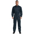 thumbnail image 3 of iiniim Men's Long Sleeve 100% Cotton Coverall Front Half Zipper Dustproof Jumpsuit Workwear Navy Blue L/170, 3 of 7