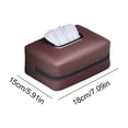 thumbnail image 3 of TACILIP Home Storage, Car Tiue Box Car Tiue Box Multifunctional Leather Strap Tiue Car Leather Tiue, Birthday Gifts, 3 of 6