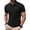 Black, variant on Xunlbb Men's Shirts Mens Dress Shirts Men's Pullover Zipper Printing Lapel Long Sleeve Turndown Collar Blouse Shirt on Clearance, M-3XL