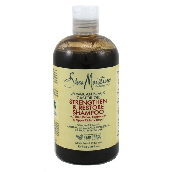 Shea Moisture Jamaican Black Shampoo Strength 13oz (Pack of 3)