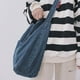 thumbnail image 2 of EeaseMX Bolso de tela vaquera con asa, estilo retro, bandolera de gran capacidad, bolso de hombro, 2 of 7