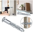 thumbnail image 2 of M5 Hollow Wall Expansion Anchor – 10 Pack Steel Galvanized Petal Nut Fasteners for Drywall Plasterboard & Thin Panels B, 2 of 8