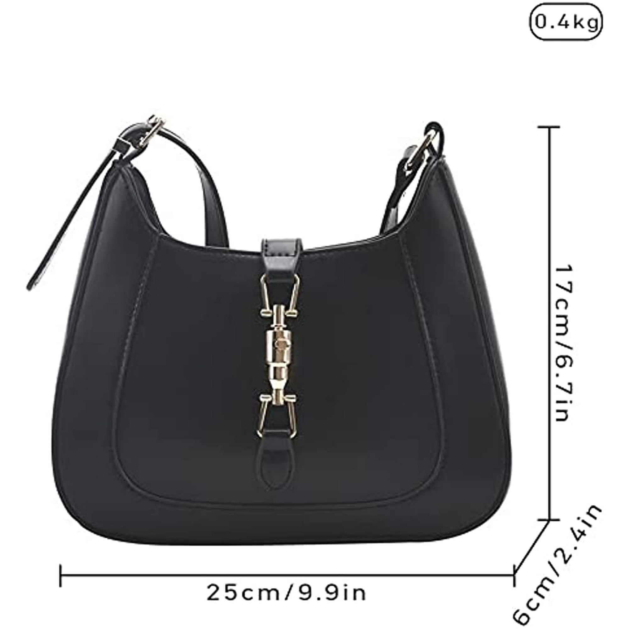 Cute Hobo Purses and Handbags for Women Ultra Soft Vegan Leather Shoulder  Tote Bags(Black) 