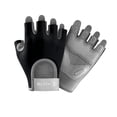 thumbnail image 3 of Guantes deportivos de medio dedo para ciclismo, transpirables, resistentes a los golpes y sin dedos. Negro, 3 of 9