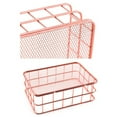 thumbnail image 6 of Iron Storage Baskets Home Garden Organization Pink Desk Office Accessories, 6 of 11