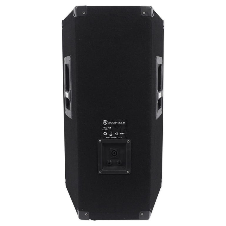 2)Rockville RSG12 12 3Way 1000 Watt 8Ohm Passive DJ PA Speaker +