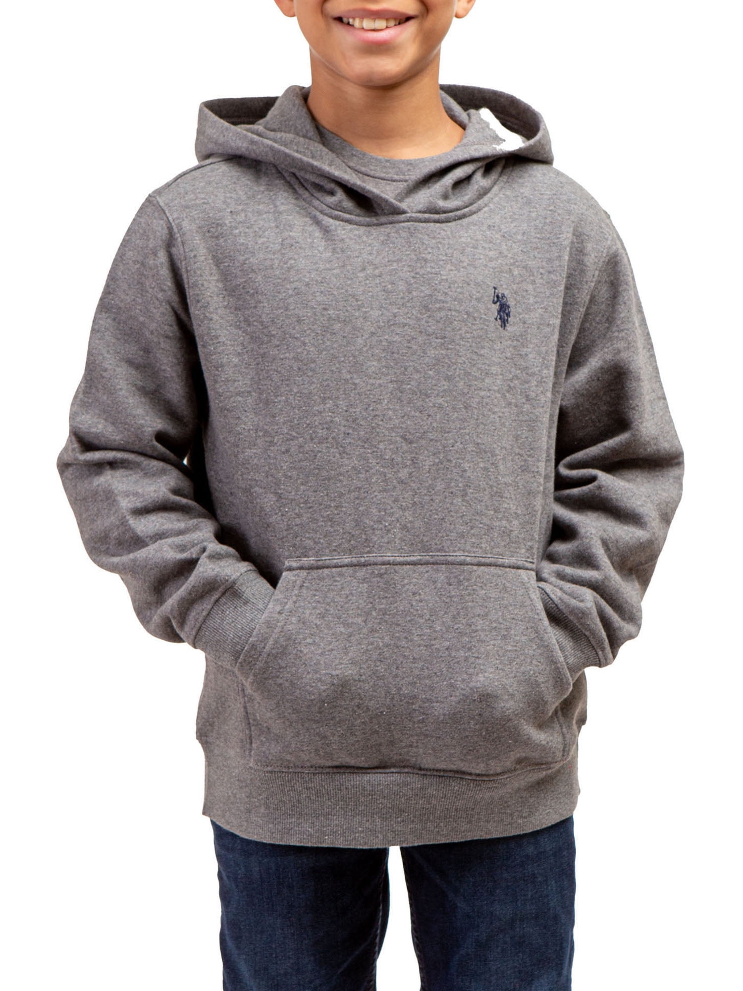 U.S. Polo Assn. Boys Fleece Pullover Hoodie, Sizes 418