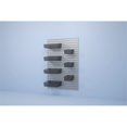 thumbnail image 3 of RST Brands Flow Wall Plastic and Steel Hard Bin Starter Set in Silver, 3 of 4