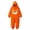 X12Orange, variant on Krdevn Kids Halloween Pumpkin Hooded One Piece Jumpsuit Unisex Skeleton Ribcage Print Cosplay Onesie with Side Pockets 5-6 Years,Orange