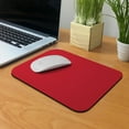 thumbnail image 5 of WIRESTER 8.66x7.08 in Rectangle Mouse Pad with Non-Slip Rubber Base for Computers, Laptop, Office & Home - Solid Favorite Red, 5 of 5