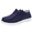 Blue, variant on Thick Cushion Travel Shoes, Ribbed Texture Fabric Casual Loafers Men Outdoor Strolling, Minimalist Slip On Cord Elastic Travel Sneakers, Thick Cushion Sole Leisure Footwear, Coffee 8
