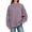 Purple3, variant on CAIVO Women's Mock Neck Sweatshirt Oversized Long Sleeve Loose Fit Casual Solid Color Pullover Tops Relaxed Fit Fall Streetwear
