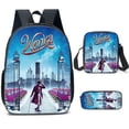 thumbnail image 5 of wonka school bag backpack student 16-inch wonka series children's school bag three-piece set backpack style, 5 of 5