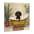 thumbnail image 2 of Stupell Industries Cottage Bubble Bath Brown Dog Canvas Art, 30 x 30, by Kim Allen, 2 of 8