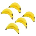 thumbnail image 2 of SPRING PARK 5Pcs Banana Toys Dollhouse Miniature Food Play Ornament Scene Decoration Model, 2 of 7