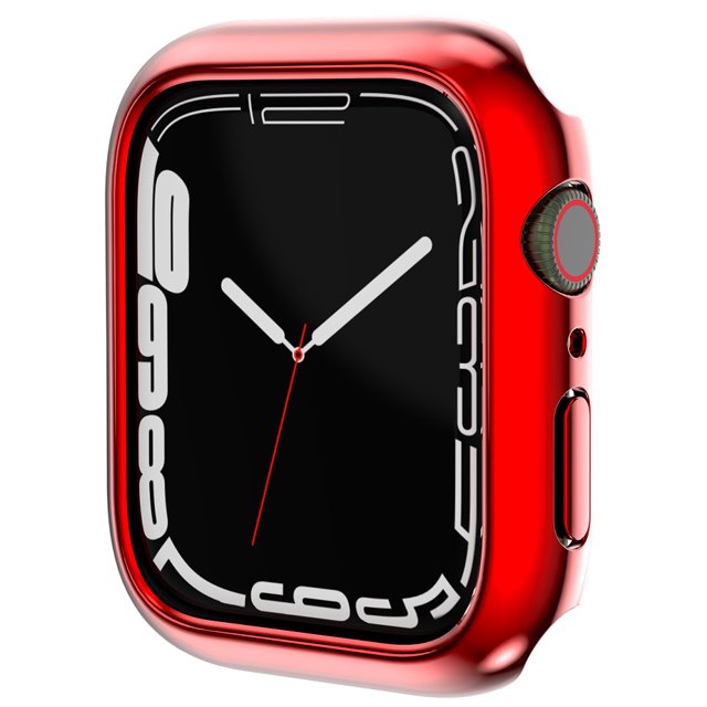 Ajuste ceñido diseñado para Apple Watch Series 7 (45 mm), color rojo metalizado