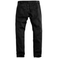 thumbnail image 3 of Pantalones Casuales de Hombre Ajuste Slim Pierna Recta Negros, 3 of 5