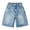 Bleu Clair, variante sur Coerni Short en Jean pour Filles Taille Haute Jambe Grand Ample Short en Denim pour Ados Tendance Y2k Vintage Bermuda Jorts Délavé Denim Mode Urbaine