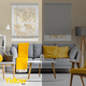 thumbnail image 4 of Grand Gray 43 in. W X 84 in. H Cordless Light Filtering Vinyl Mini Window Blinds with 1 in. Slats, 4 of 7