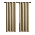 thumbnail image 4 of Better Homes & Gardens Woven Textured Grommet Blackout Curtain Panel, 1-Piece, Beige, 50" W x 95" L, 4 of 7
