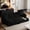 Black, variant on Rophefx 3-in-1 Convertible Sofa Bed,Corduroy Pull Out Sleeper Sofa Bed Sofa Couch with Cup Holders,USB Ports, Adjustbale Backrest,Side Pockets for Living Room Bedroom Apartment Small Space,Black