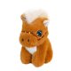thumbnail image 1 of Llavero de poni de peluche, mochila, adornos, regalo, mini juguete de peluche, suministros, lindo peluche Marrón oscuro, 1 of 9