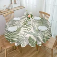 thumbnail image 2 of Autumn Maple Leaf Round Tablecloth Wedding Hotel Table Cover Holiday Dining Table Waterproof Tablecloth, 2 of 7
