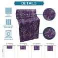 thumbnail image 6 of Purple Botanical Table Runner - 48 Inch Long Vintage Floral Plants Branch Cotton and Linen Blended Dress Scarves Farmhouse Table Runner for Kitchen Dining, Coffee Table, 13" x 48", 6 of 8