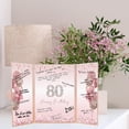 thumbnail image 2 of Rose Gold 80th Birthday Party Decorations, Happy 80th Birthday Alternative Signature Guest Book for Women Pink Cheers to 80 Years Old Gifts 80 Birthday Signing Card Board Party Supplies, 2 of 9